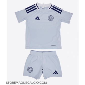 Leicester City Maglia Gara Terza Repliche 2024-25 Bambino